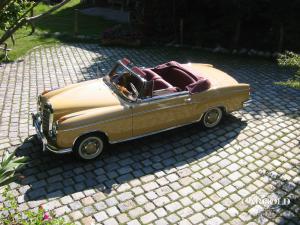Mercedes 220 S Ponton Cabriolet, post-war, Stefan C. Luftschitz, Beuerberg, Riedering