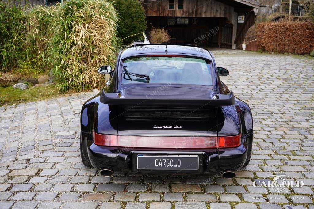 Cargold - Porsche 964 3.6 Turbo - All Black / Deutsches Fahrzeug  - Bild 14