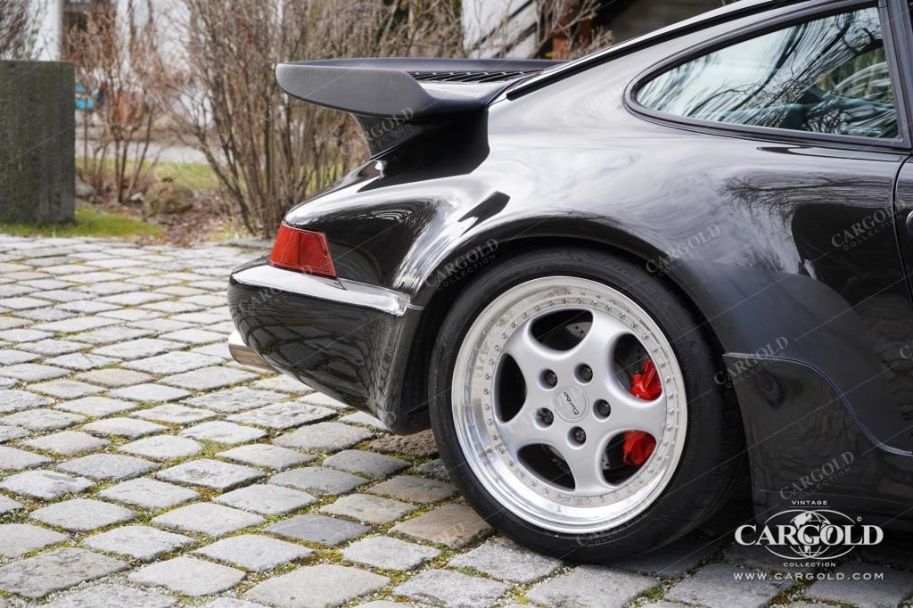Cargold - Porsche 964 3.6 Turbo - All Black / Deutsches Fahrzeug  - Bild 20