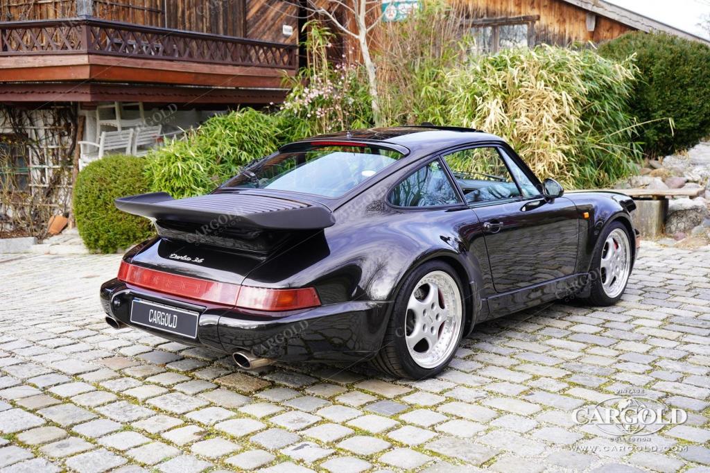Cargold - Porsche 964 3.6 Turbo - All Black / Deutsches Fahrzeug  - Bild 2