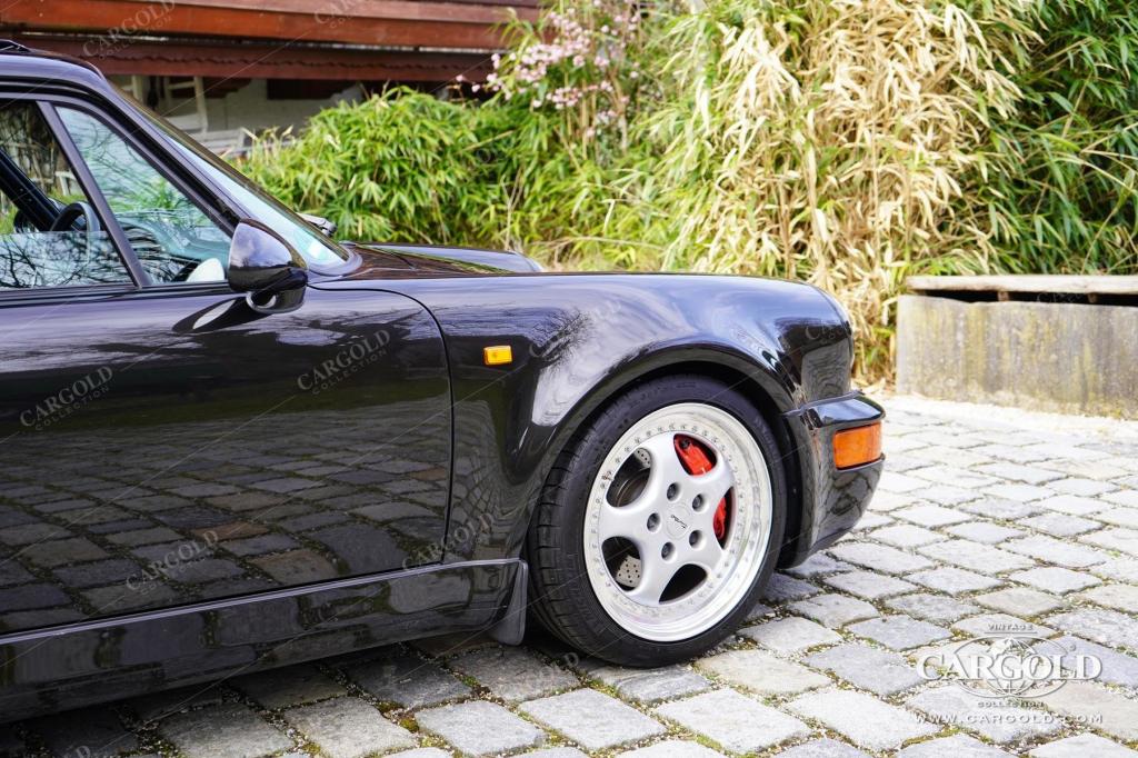 Cargold - Porsche 964 3.6 Turbo - All Black / Deutsches Fahrzeug  - Bild 30