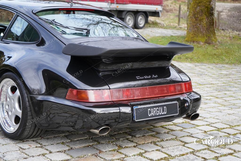 Cargold - Porsche 964 3.6 Turbo - All Black / Deutsches Fahrzeug  - Bild 49