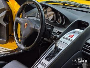 2006 Porsche Carrera GT, interior with yellow stiching
