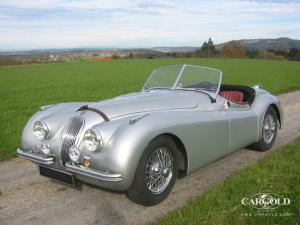 Anzeige Jaguar XK 120 Alu Roadster, post-war, Stefan C. Luftschitz, Beuerberg, Riedering