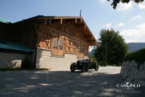 Bentley 4 1.2 Litre, in full action, Stefan C. Luftschitz, Hitzelsberg 2008, Bernau am Chiemsee