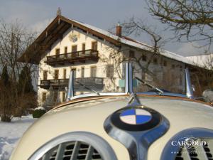 BMW 328 Roadster in winter, pre-war, Stefan C. Luftschitz, Beuerberg