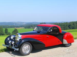 Bugatti 57 Atalante Coupe, pre-war,  Luftschitz, Beuerberg, Riedering 