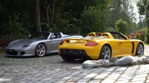 2 Porsche Carrera GT in Beuerberg
