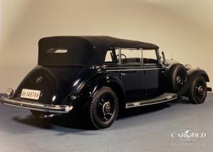 1938 Mercedes 770K, Paradefahzeug des Führers und Reichskanzlers.Offener Tourenwagen, gepanzert, collector car, Stefan C. Luftschitz