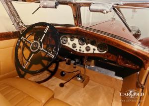 1931 Mercedes 770K Castagna Cabriolet Interior, prewar car, collector car, Stefan C. Luftschitz