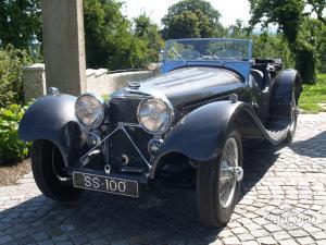 Jaguar SS 100 1938, pre-war, Stefan C. Luftschitz,  Beuerberg, Riedering 