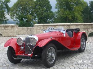 Jaguar SS 100, pre-war, Stefan C. Luftschitz, Beuerberg, Riedering