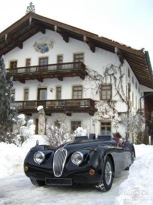 Jaguar XK 140 racing, post-war, Stefan C. Luftschitz, Beuerberg, Riedering