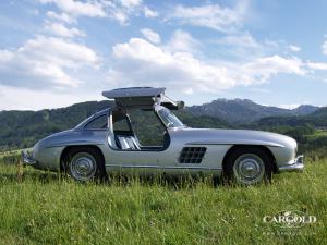 Mercedes 300 SL FluÌˆgeltuÌˆrer 1955, post-war, original Luftschitz 