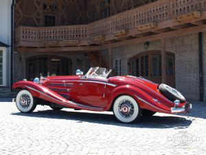 Mercedes 540 K Spezialroadster 1937, pre-war, Stefan C. Luftschitz, Beuerberg, Riedering 