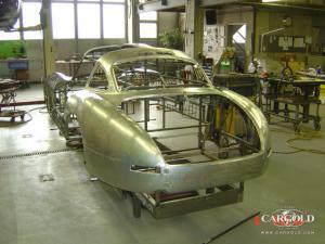 Mercedes 300 SL FlÃ¼geltÃ¼rer 1955 im Aufbaustadium, Schweiz, Stefan C. Luftschitz, Beuerberg 