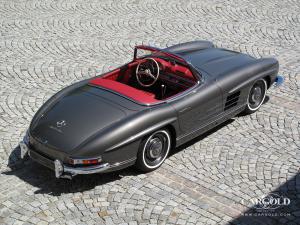 Mercedes 300 SL Roadster, Hitzelsberg 2009, Stefan C. Luftschitz, Beuerberg 