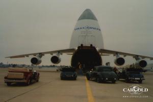 Mercedes 770 Collection -Las Vegas- Luftschitz, Airfield Sacramento, Verladung Antonov 