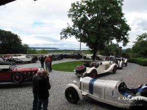 Mercedes SSK am Hitzelsberg Luftschitz