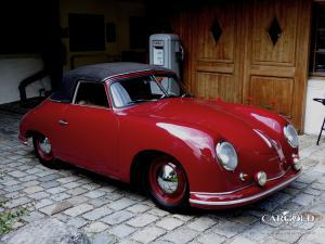 Porsche 356 Geteiltscheibencabrio 1951, post-war, Stefan C. Luftschitz, Beuerberg