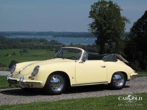 Porsche 356 C Cabriolet 1963, post-war, Hitzelsberg, Stefan C. Luftschitz, Beuerberg