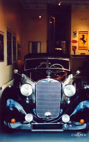 Mercedes 320 Cabriolet Stefan C. Luftschitz, Hamburg, Ausstellungsraum Mittelweg 1987