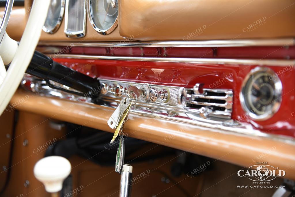 Cargold - Mercedes 300 SL Roadster - Matching No., Hardtop, Chromfelgen, 1A authentisch!  - Bild 11