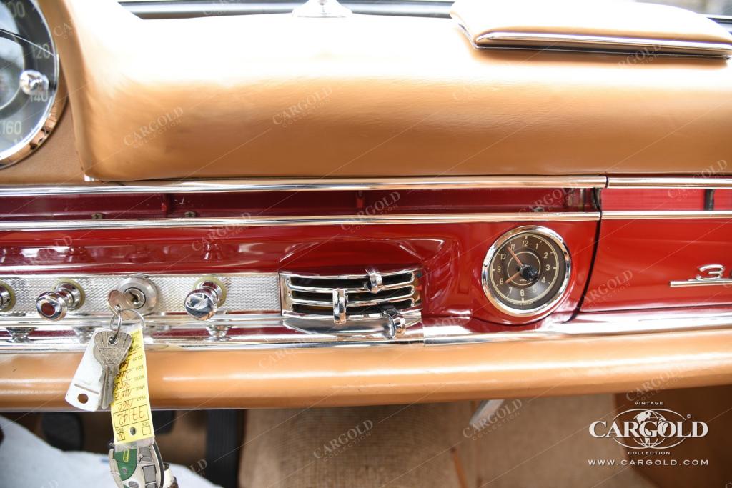Cargold - Mercedes 300 SL Roadster - Matching No., Hardtop, Chromfelgen, 1A authentisch!  - Bild 13