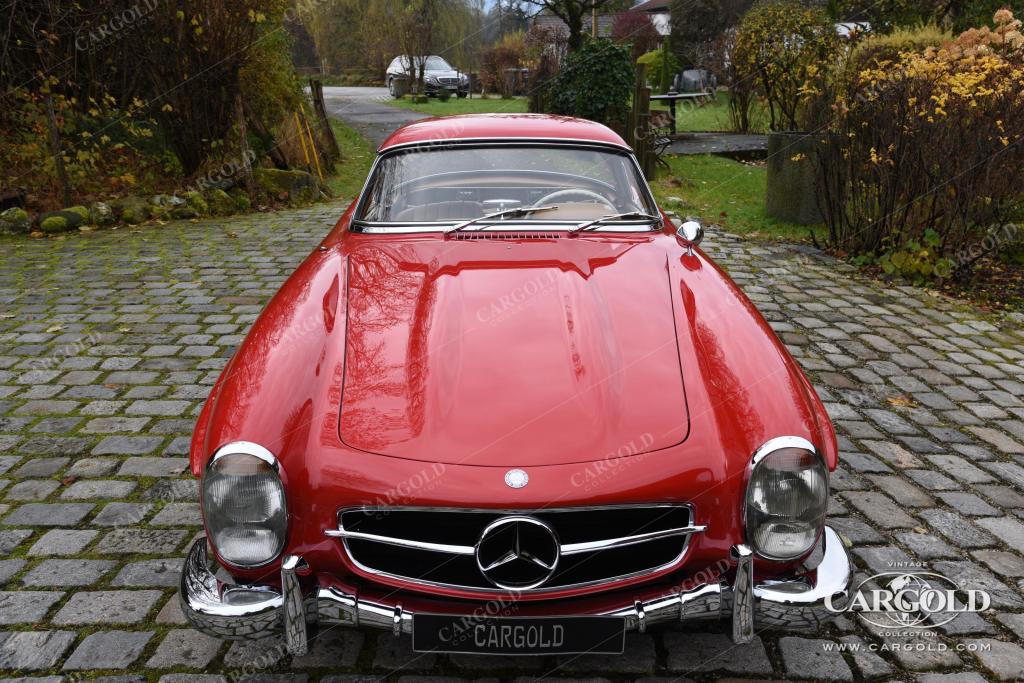 Cargold - Mercedes 300 SL Roadster - Matching No., Hardtop, Chromfelgen, 1A authentisch!  - Bild 14