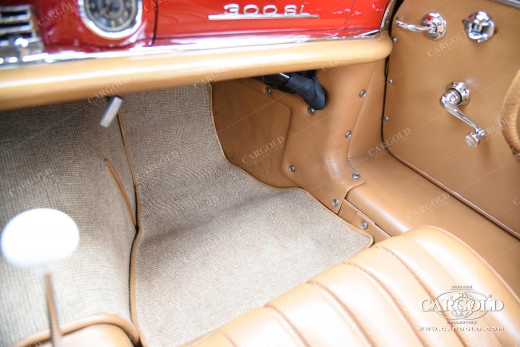 Cargold - Mercedes 300 SL Roadster - Matching No., Hardtop, Chromfelgen, 1A authentisch!  - Bild 15