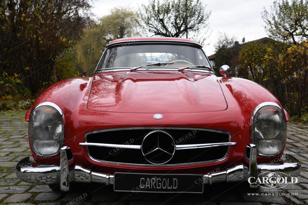 Cargold - Mercedes 300 SL Roadster - Matching No., Hardtop, Chromfelgen, 1A authentisch!  - Bild 16