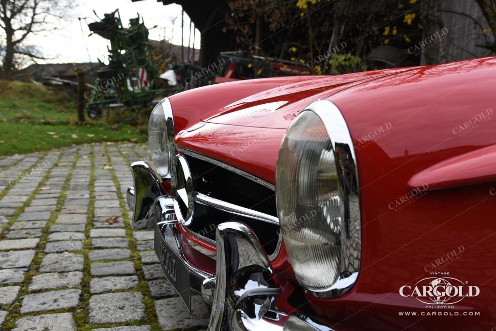 Cargold - Mercedes 300 SL Roadster - Matching No., Hardtop, Chromfelgen, 1A authentisch!  - Bild 18