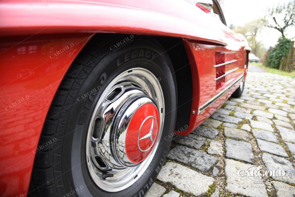 Cargold - Mercedes 300 SL Roadster - Matching No., Hardtop, Chromfelgen, 1A authentisch!  - Bild 23