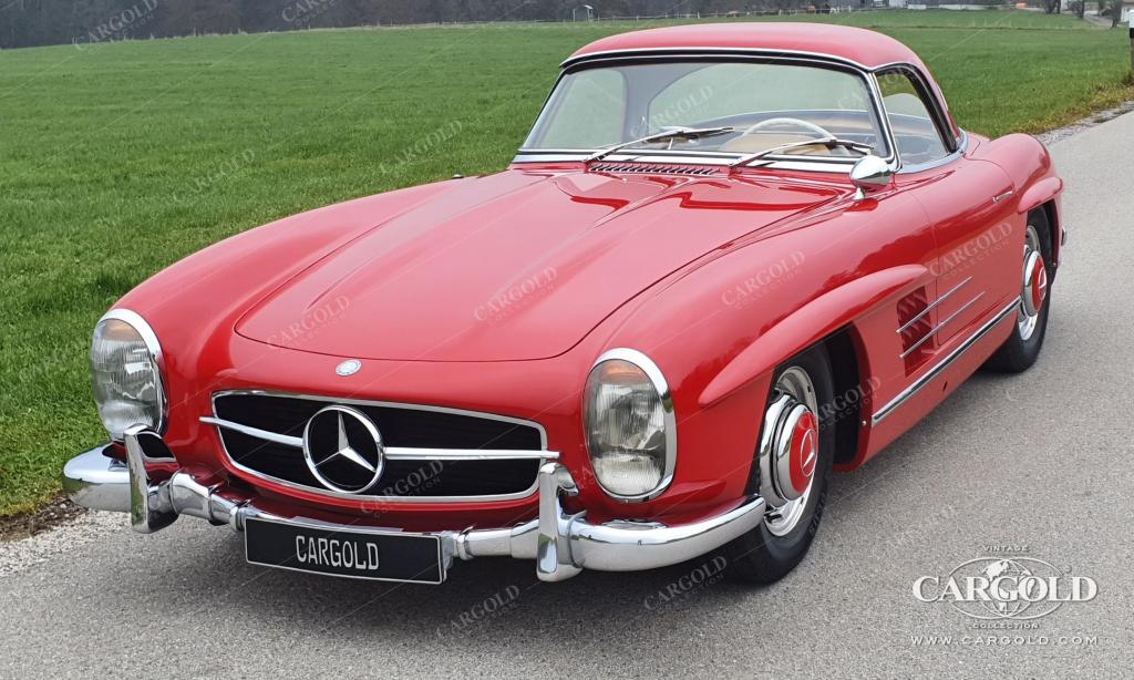 Cargold - Mercedes 300 SL Roadster - Matching No., Hardtop, Chromfelgen, 1A authentisch!  - Bild 2