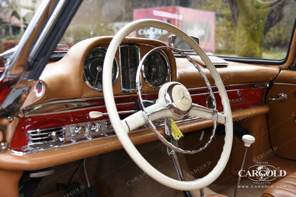 Cargold - Mercedes 300 SL Roadster - Matching No., Hardtop, Chromfelgen, 1A authentisch!  - Bild 3