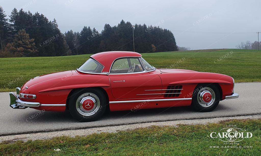 Cargold - Mercedes 300 SL Roadster - Matching No., Hardtop, Chromfelgen, 1A authentisch!  - Bild 4