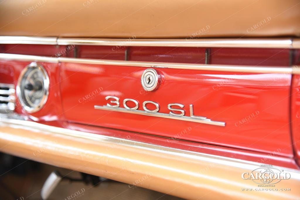 Cargold - Mercedes 300 SL Roadster - Matching No., Hardtop, Chromfelgen, 1A authentisch!  - Bild 7