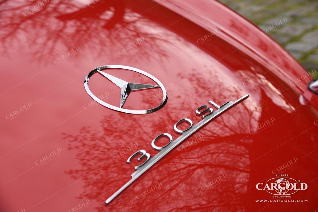 Cargold - Mercedes 300 SL Roadster - Matching No., Hardtop, Chromfelgen, 1A authentisch!  - Bild 9