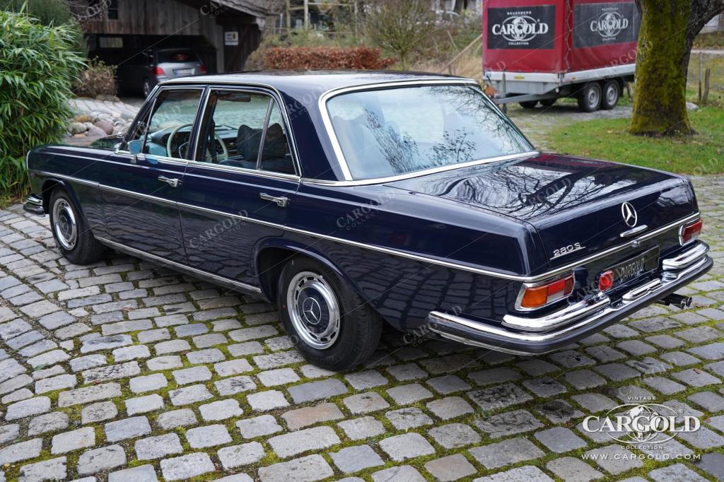 Cargold - Mercedes 280 S - 1. Hand, erst 110tkm, dunkelblau  - Bild 4