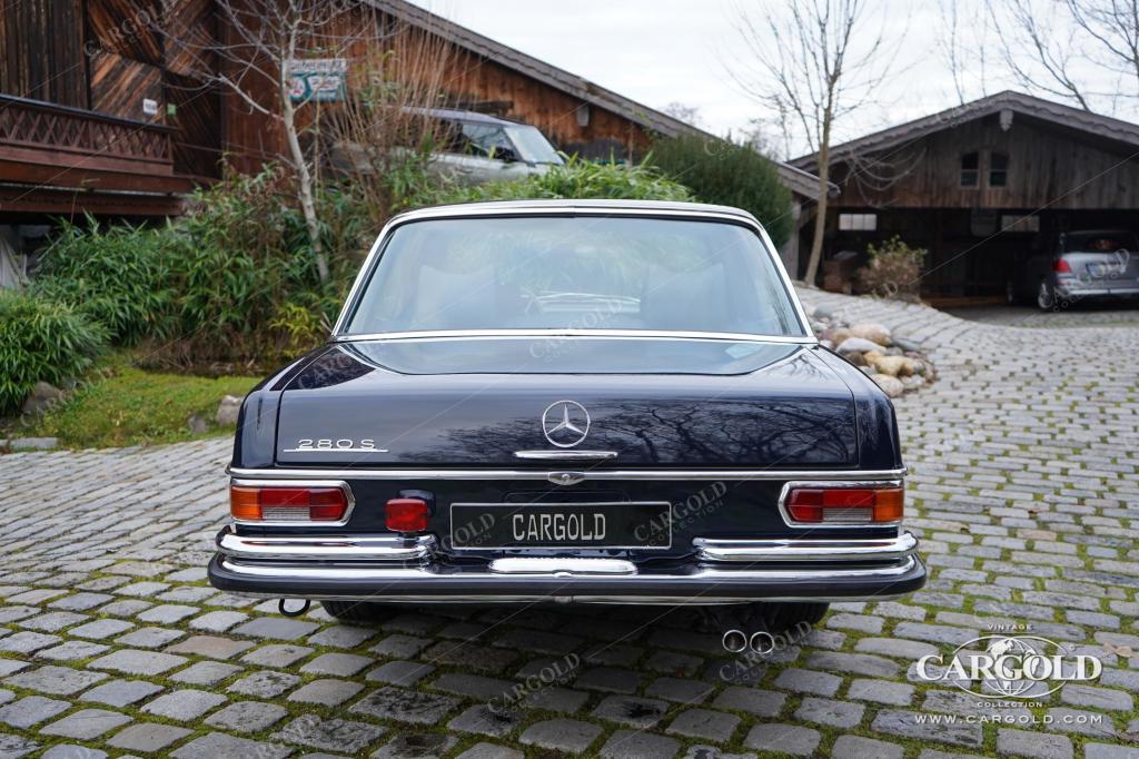 Cargold - Mercedes 280 S - 1. Hand, erst 110tkm, dunkelblau  - Bild 6