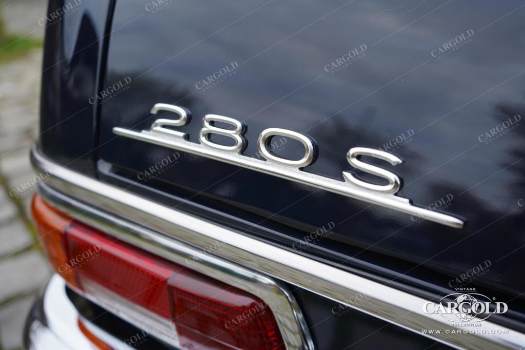 Cargold - Mercedes 280 S - 1. Hand, erst 110tkm, dunkelblau  - Bild 7