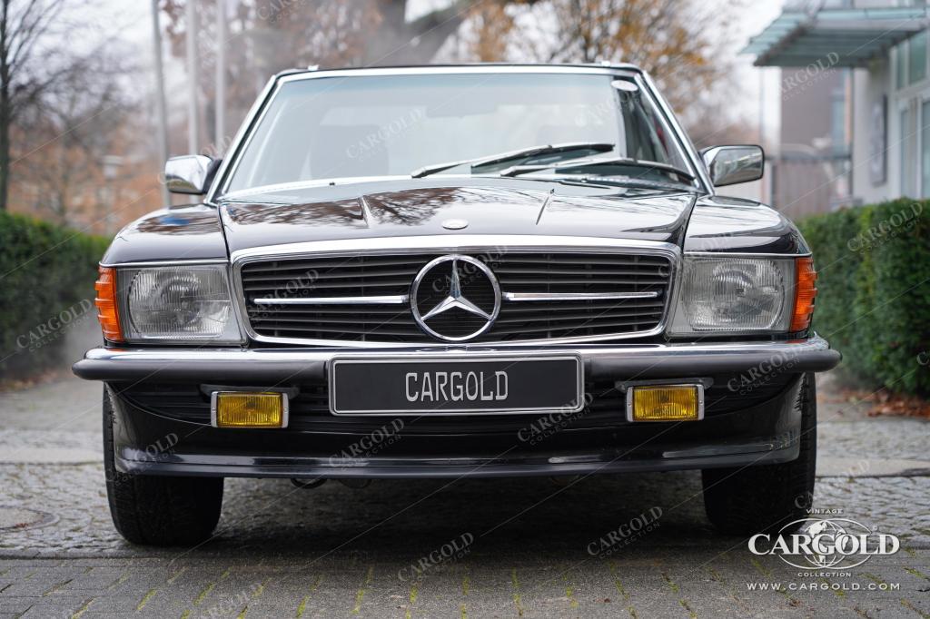 Cargold - Mercedes 300 SL /  R107 - Erst 76.521 km! 2.Hd/MB-Scheckheftgepfelgt  - Bild 8
