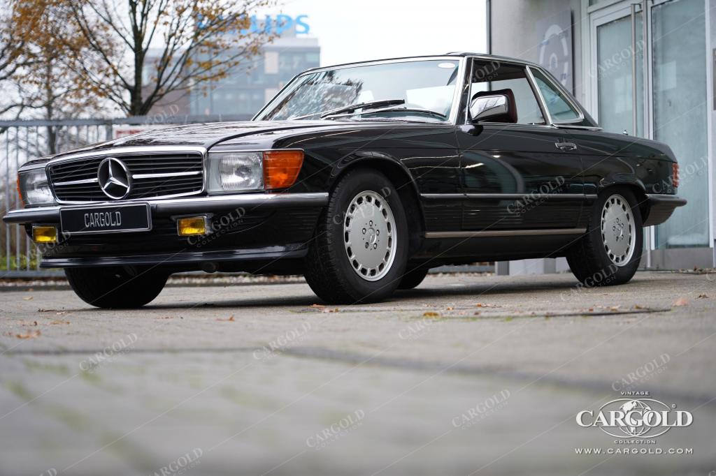 Cargold - Mercedes 300 SL /  R107 - Erst 76.521 km! 2.Hd/MB-Scheckheftgepfelgt  - Bild 9