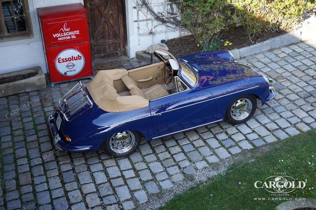 Cargold - Porsche 356 BT6 Cabrio - für 200.000,- SFR (95 PS) restauriert von 1. Schweizer Adresse  - Bild 27