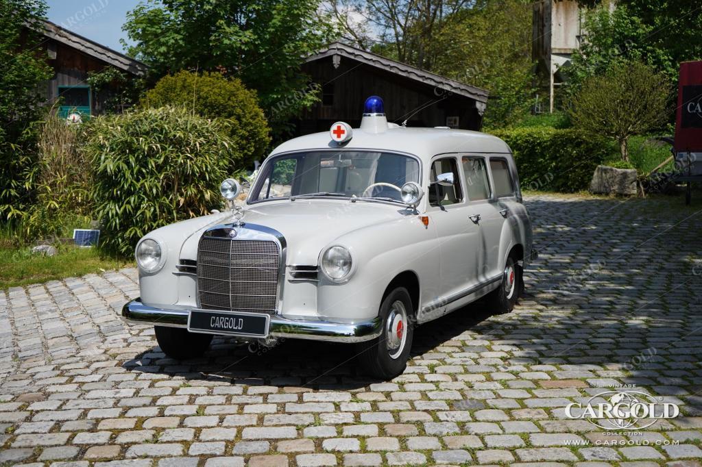 Cargold - Mercedes 190 D Binz Krankenwagen - 1. Hand  - Bild 0