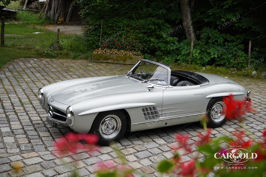 Cargold - Mercedes 300 SL Roadster - 40 Jahre Vorbesitz / Matching No.  - Bild 0