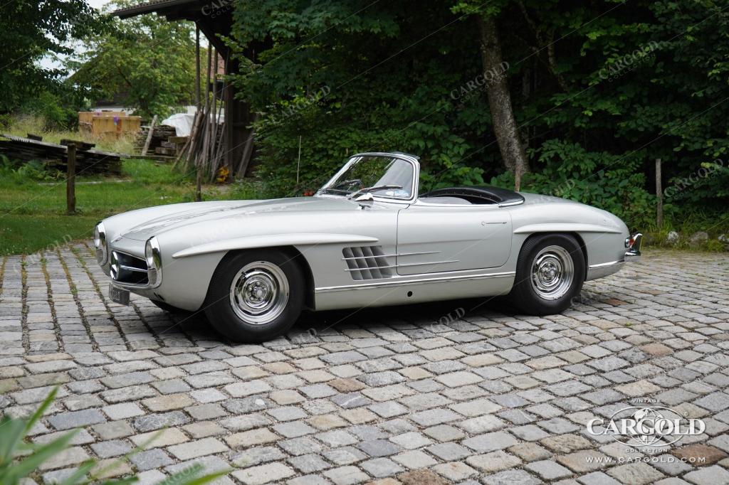 Cargold - Mercedes 300 SL Roadster - 40 Jahre Vorbesitz / Matching No.  - Bild 14