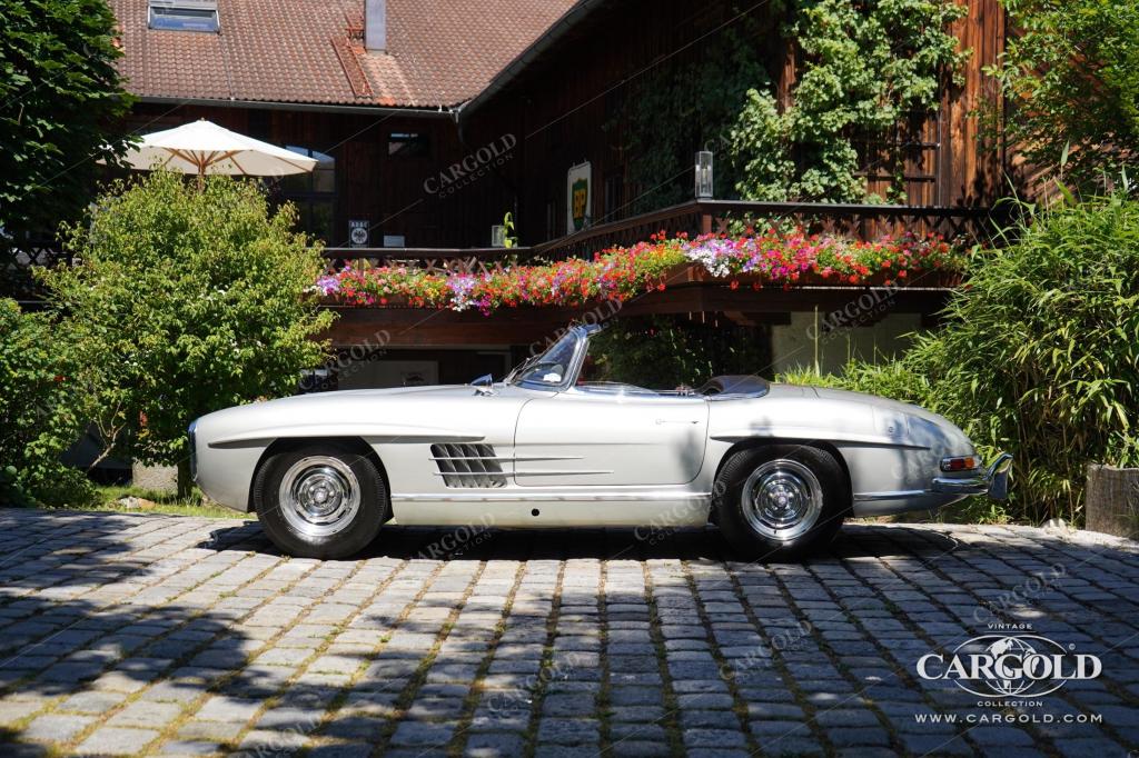 Cargold - Mercedes 300 SL Roadster - 40 Jahre Vorbesitz / Matching Numbers  - Bild 25
