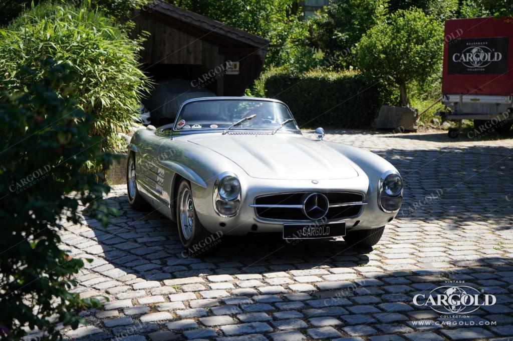 Cargold - Mercedes 300 SL Roadster - 40 Jahre Vorbesitz / Matching Numbers  - Bild 27