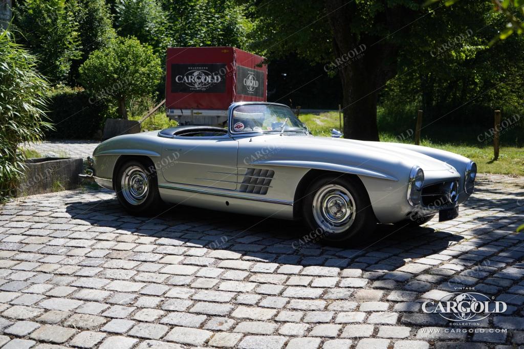 Cargold - Mercedes 300 SL Roadster - 40 Jahre Vorbesitz / Matching Numbers  - Bild 33